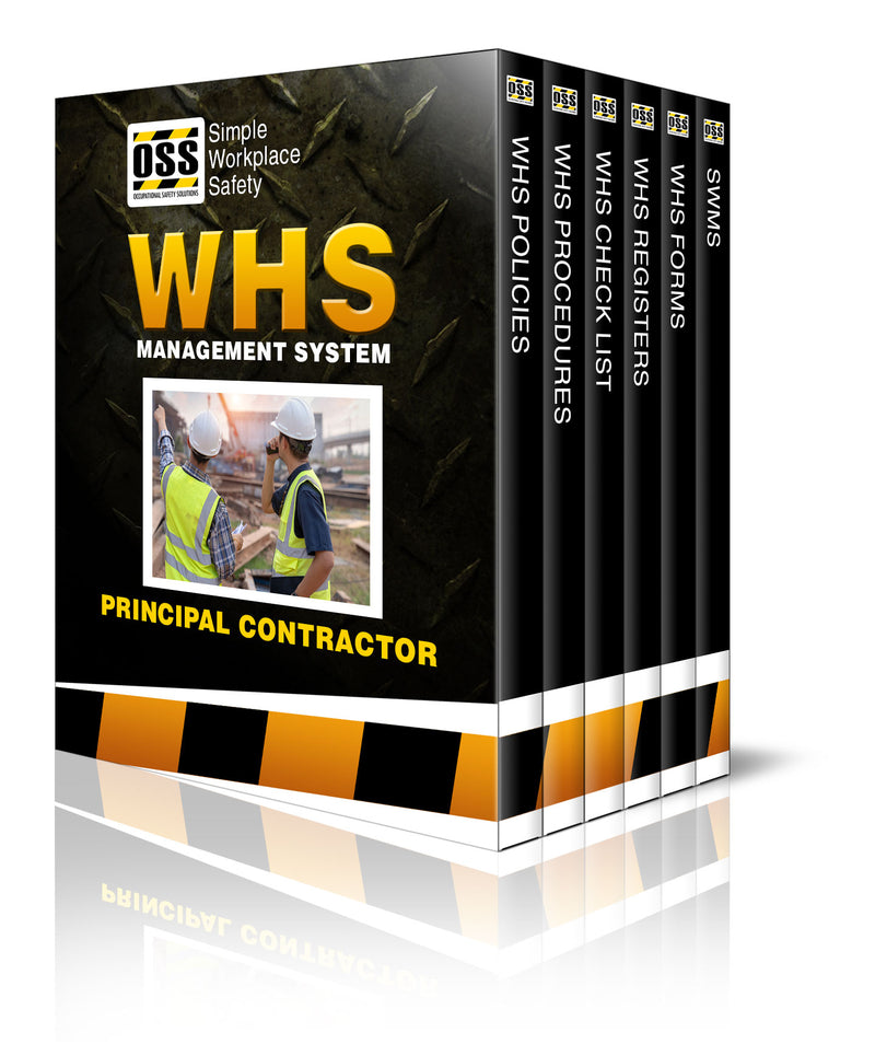 Principal Contractor WHS Management System and SWMS Pack – ISO 45001 Compliant Templates