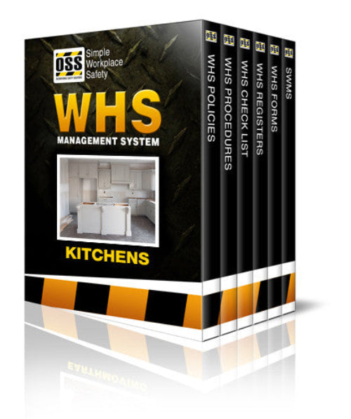 Kitchens WHS Management System and SWMS Pack – ISO 45001 Compliant Templates
