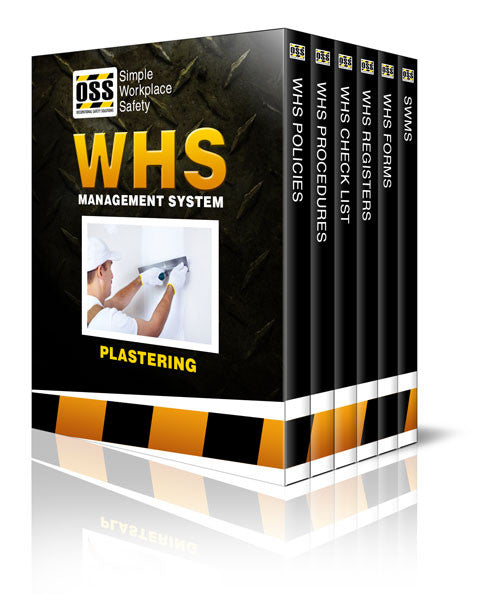 Plastering WHS Management System and SWMS Pack – ISO 45001 Compliant Templates