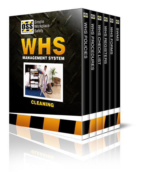 Cleaning WHS Management System and SWMS Pack – ISO 45001 Compliant Templates
