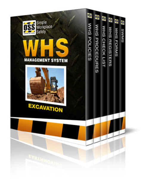 Excavation WHS Management System and SWMS Pack – ISO 45001 Compliant Templates