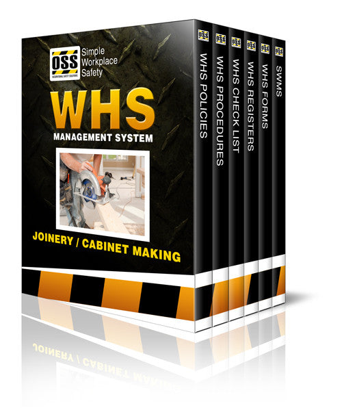 Joinery / Cabinet Making WHS Management System and SWMS Pack – ISO 45001 Compliant Templates