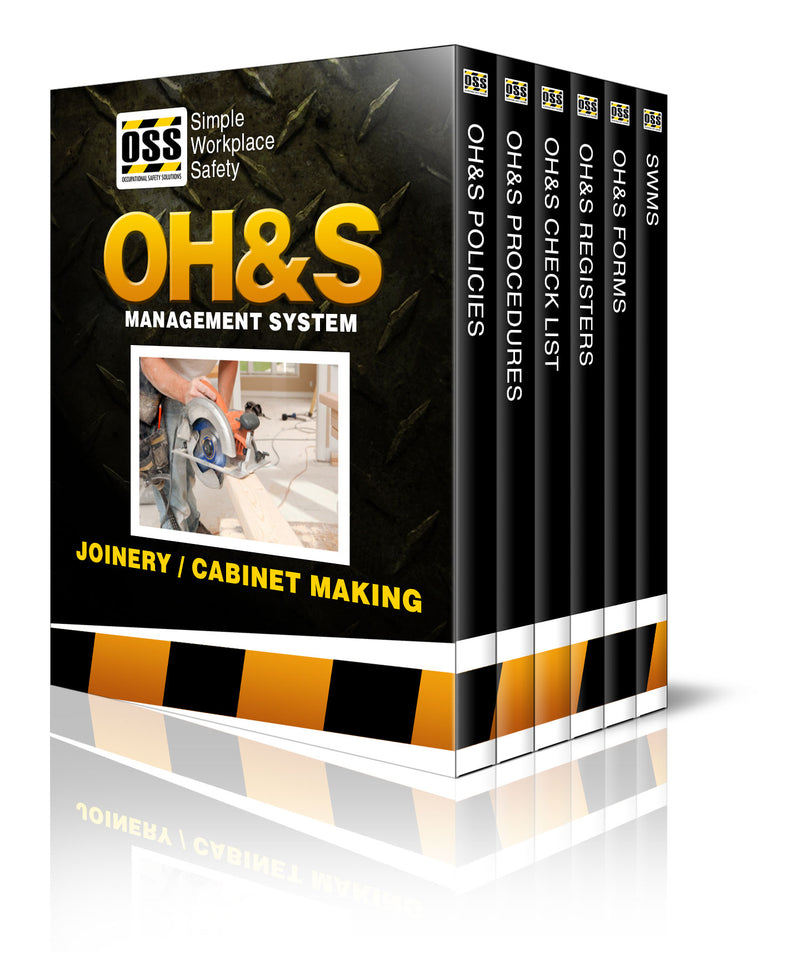 Joinery / Cabinet Making OHS Management System and SWMS Pack – ISO 45001 Compliant Templates