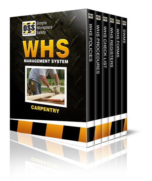 Carpentry WHS Management System and SWMS Pack – ISO 45001 Compliant Templates