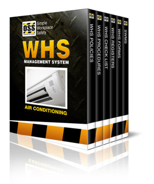 Air Conditioning WHS Management System and SWMS Pack – ISO 45001 Compliant Templates